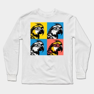 Pop Caique Art - Cool Birds Long Sleeve T-Shirt